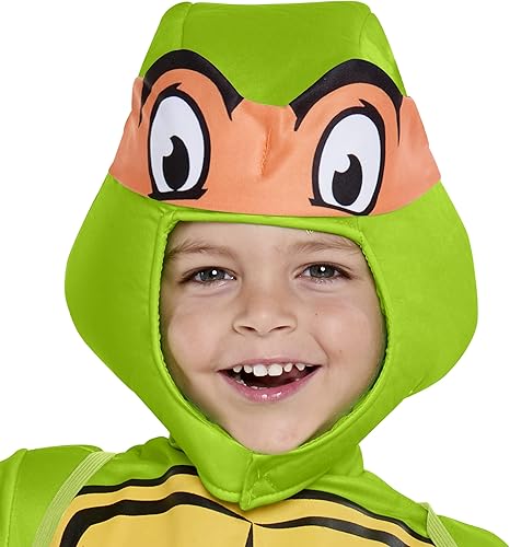 Miniatura 3 de Toddler Teenage Mutant Ninja Turtles Michelangelo Costume, Multicolor