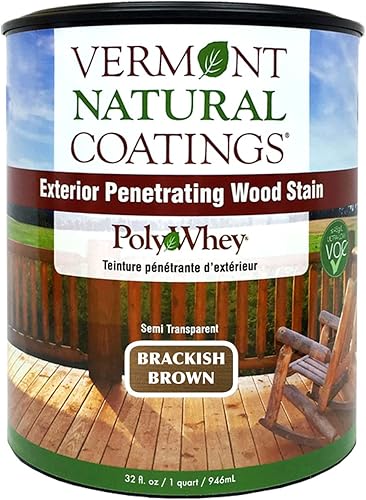 Miniatura 22 de Vermont Natural Coatings PolyWhey - Tinte penetrante exterior - Cedro dorado - Galón Cedro dorado,Rojo Otoño,Caspio Claro,Gris (Sterling