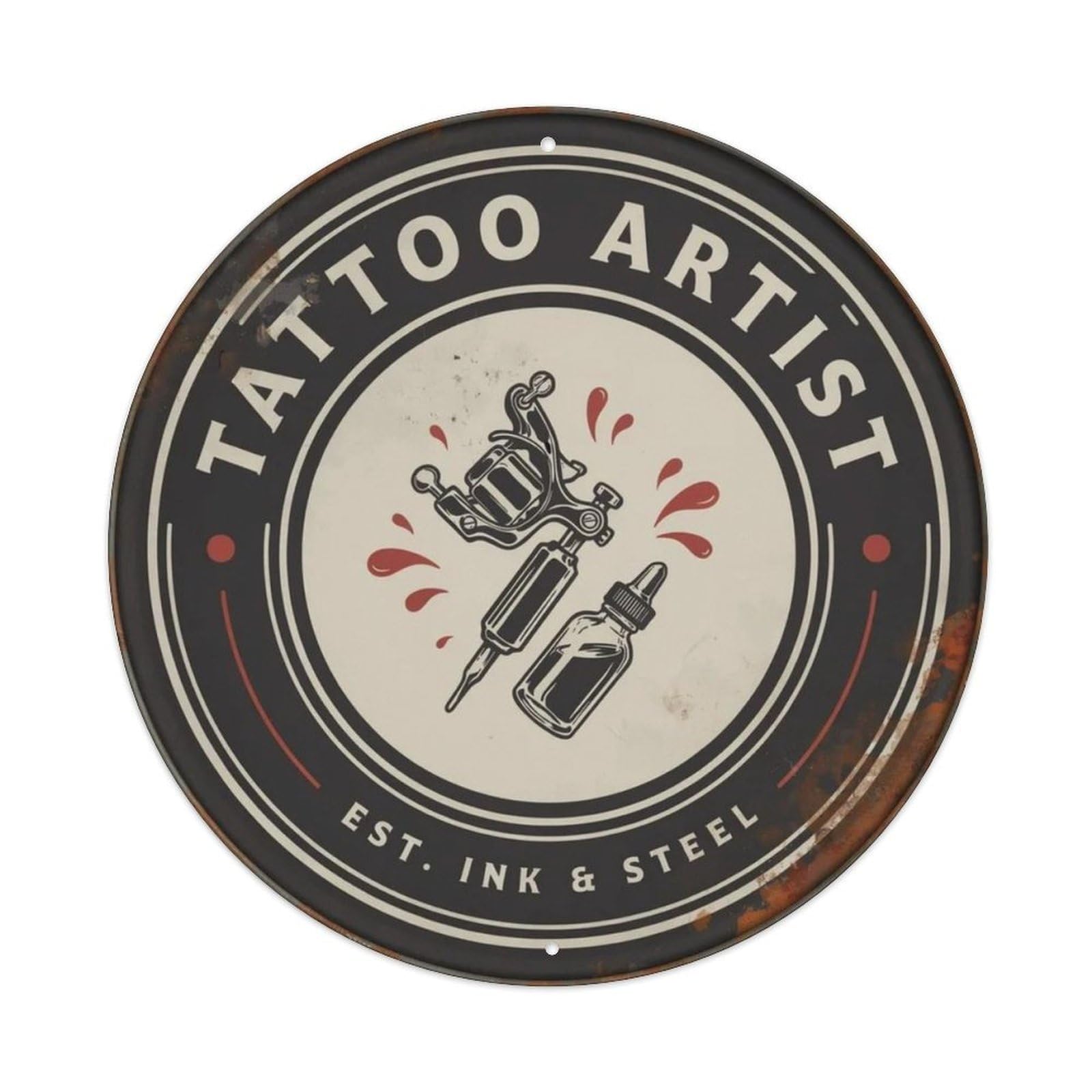 Tattoo Artist Metal Tin Sign Plaque