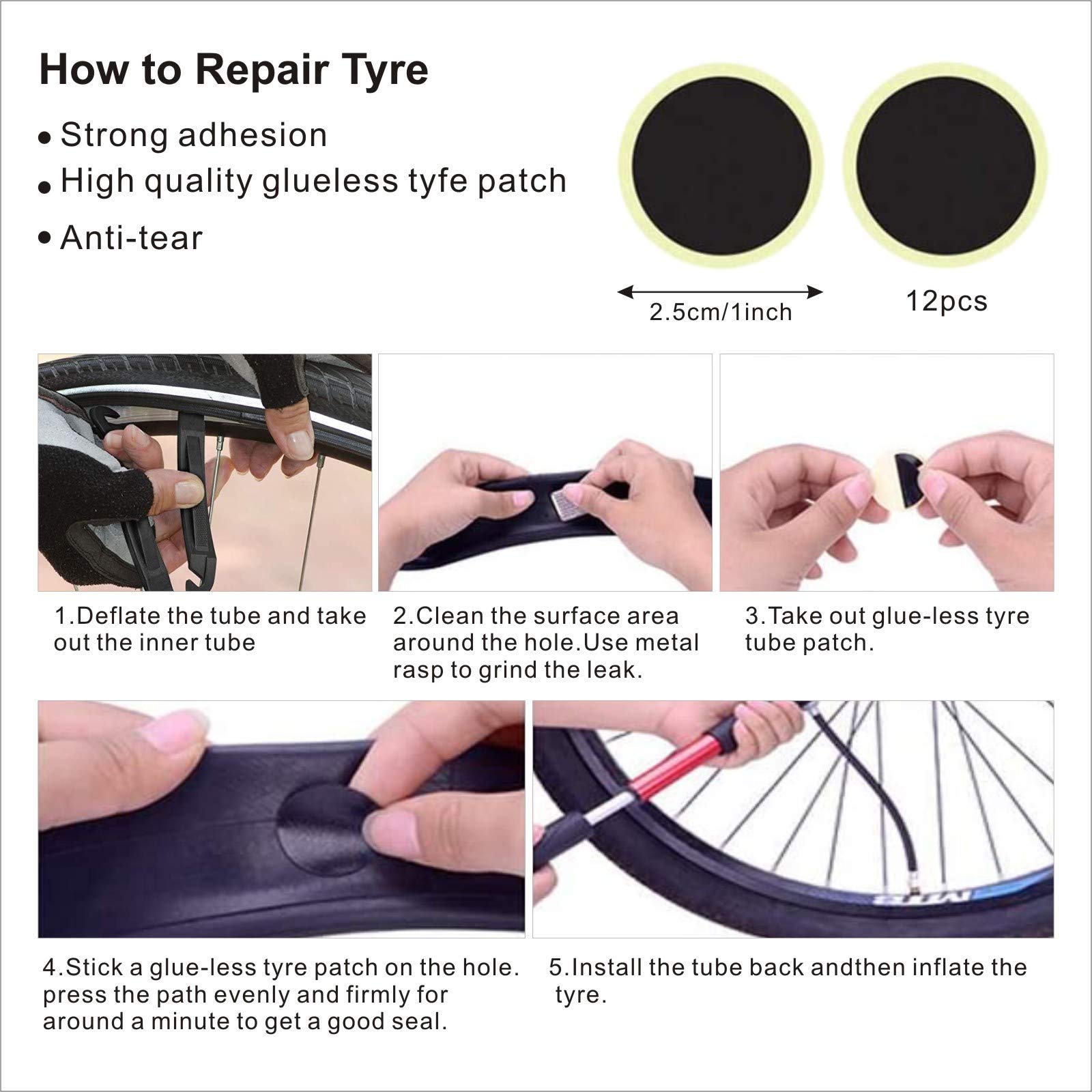 Corredo Di Riparazione Di Puntura Di Tiro Della Bicicletta Immagine Stock - Immagine Di - Foto 10