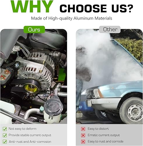 Miniatura 5 de Alternador ADR0337 compatible con Chevy Aveo Suzuki Swift 2004 2005 2006 2007 2008 Pontiac Wave 1.6L 400-12215 96540542 8483