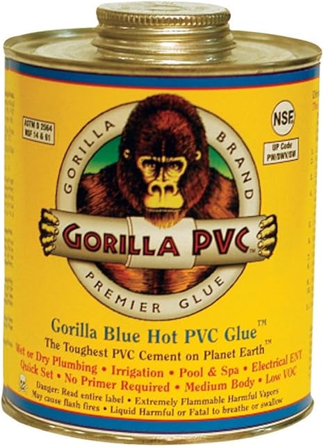 Amazon Com True Value Blue 8 Oz Hot Pvc Glue Industrial Scientific