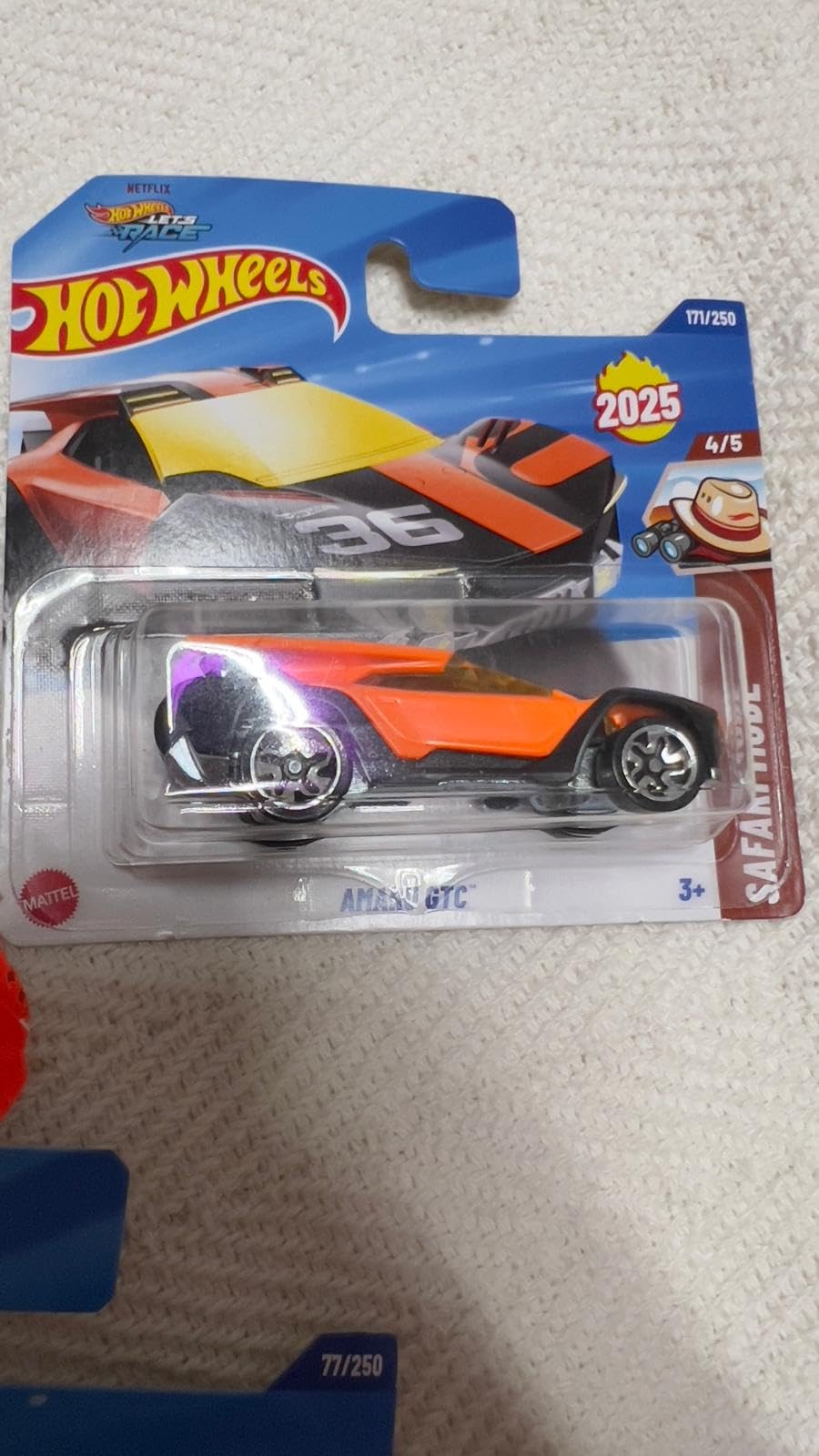 Hot Wheels 1:64 Scale Vehicle for Playing or Displaying - Car Collection - Gift for Children - Model 2025 - Choose 1 Car (HYW36, 171/250 Amaru GTC) โ image 1