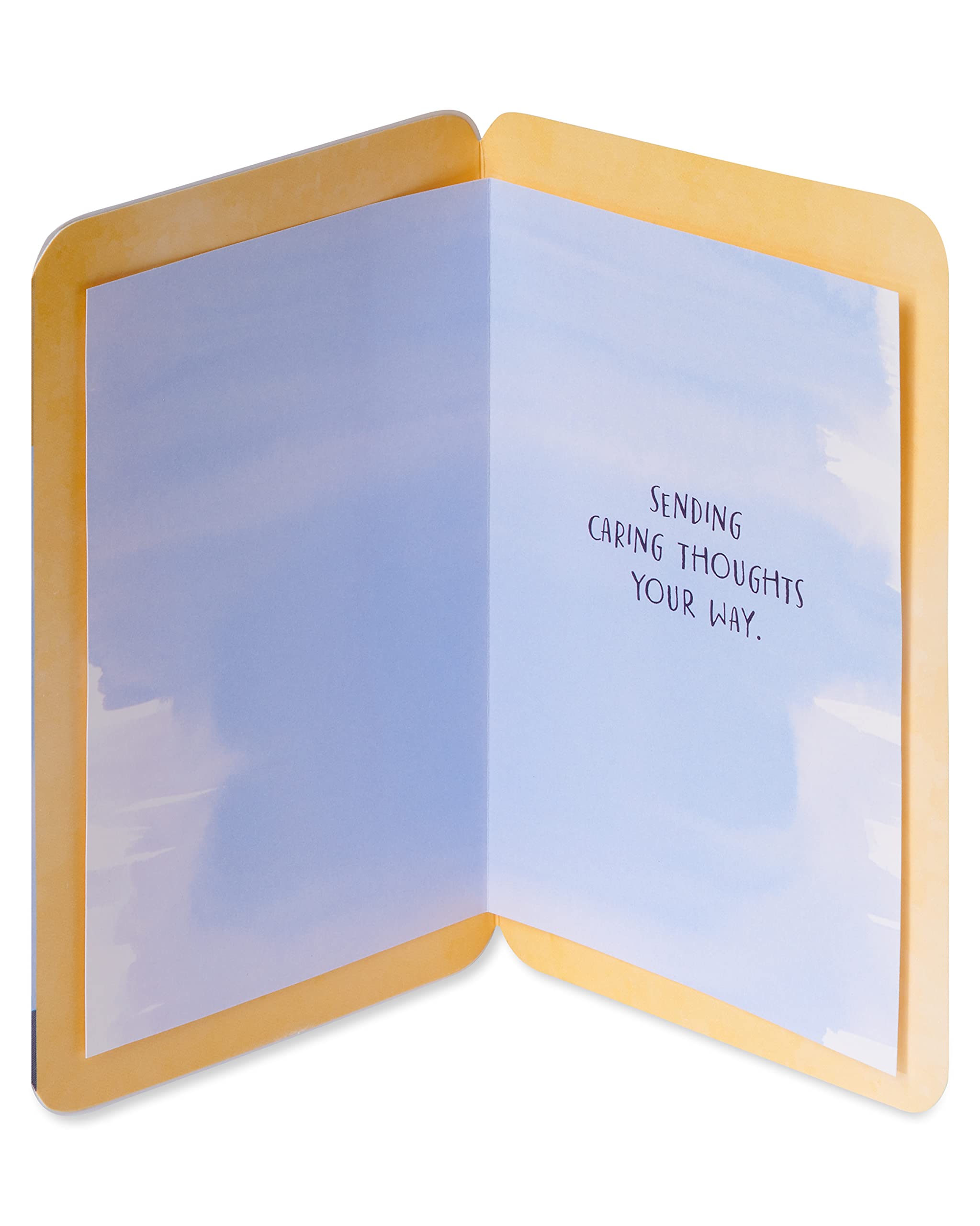 American Greetings Trauerkarte „Healing Thoughts“ – Mit Umschlag, Herzvollem Design