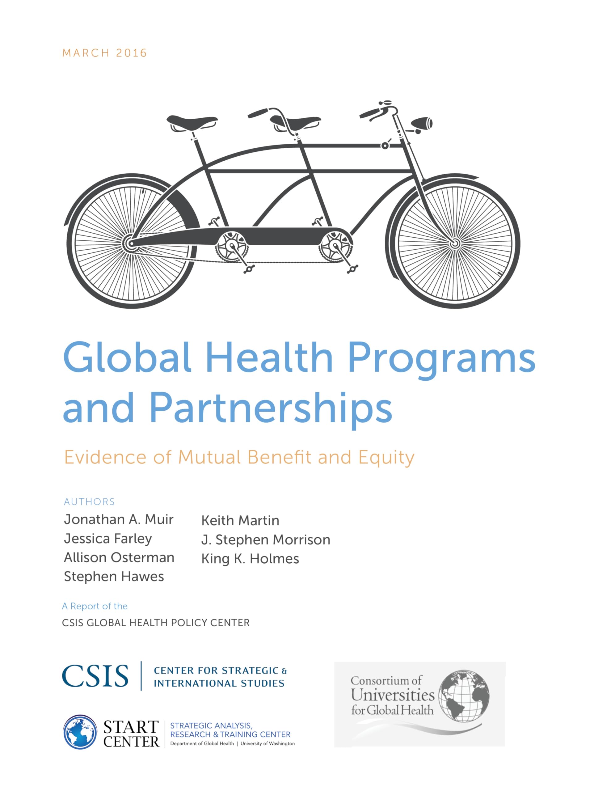 Buy Global Health Programs and Partnerships: Evidence of Mutual Benefit and Equity (Csis Reports) — BookShops.in