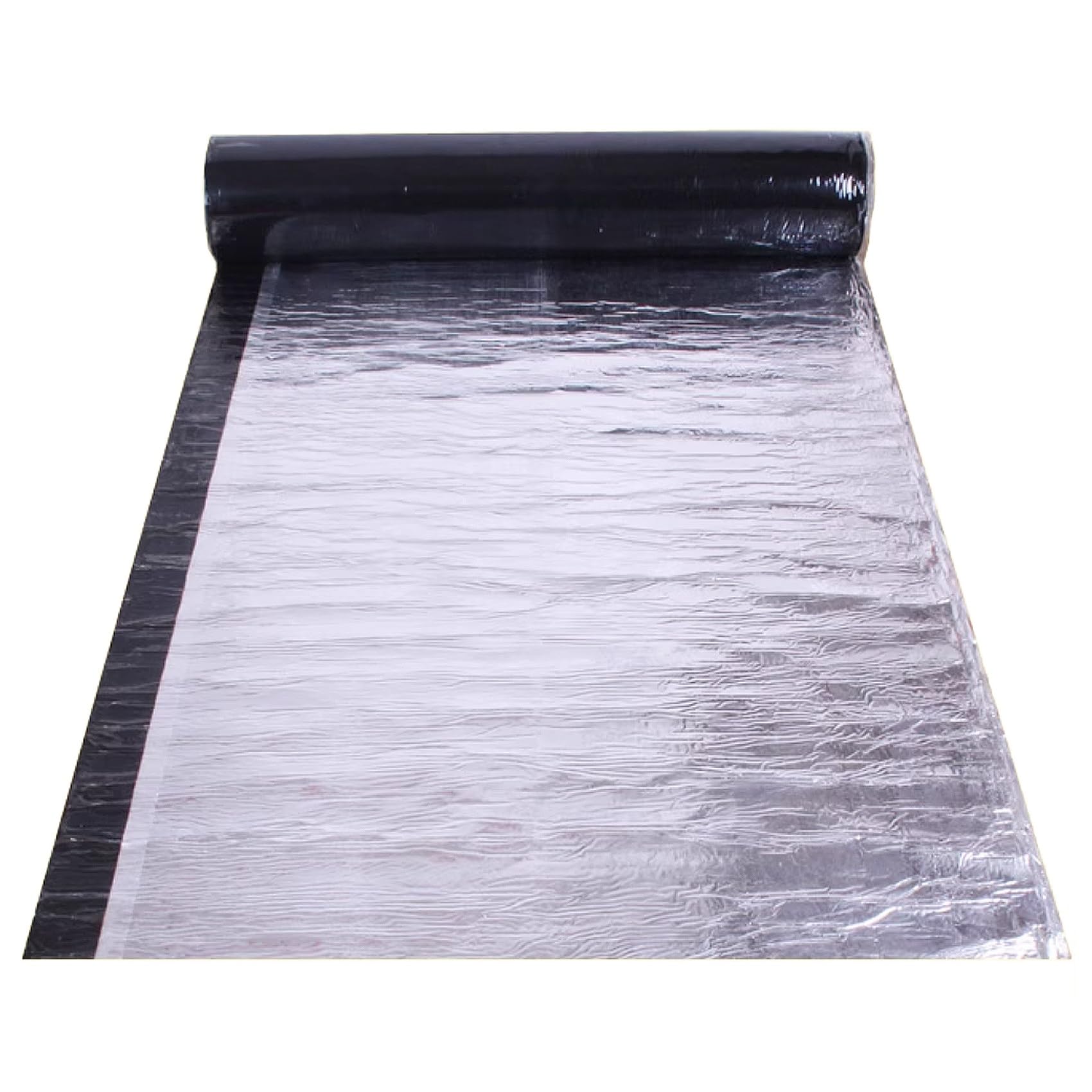Tela Asfaltica Autoadhesiva para Tejado, Cinta de Selladora Aluminio Impermeable, Banda Butilo Reparación Piscinas Tuberías(100x600cm)