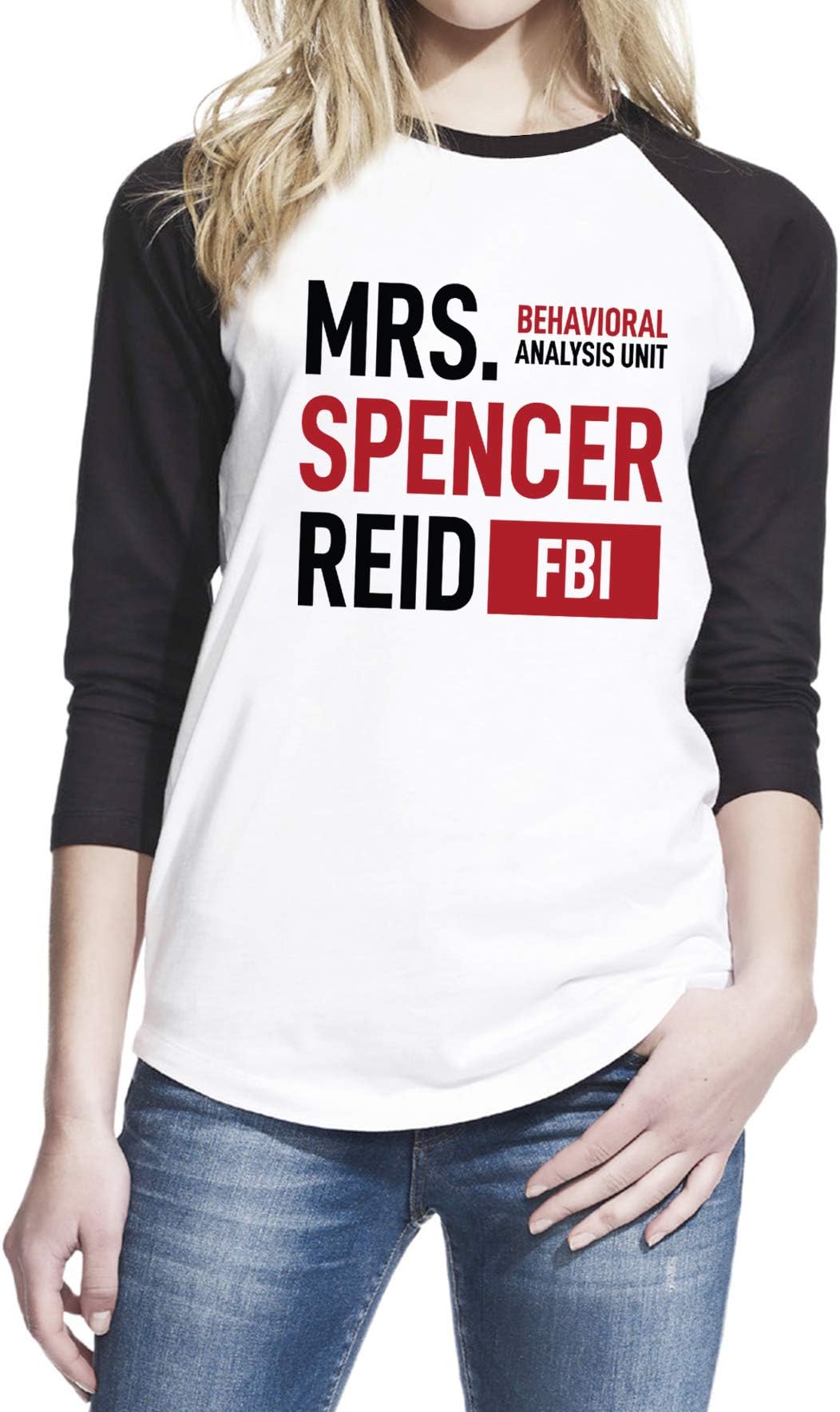WearuzMrs. Spencer Reid TV Show Women Baseball T-Shirt