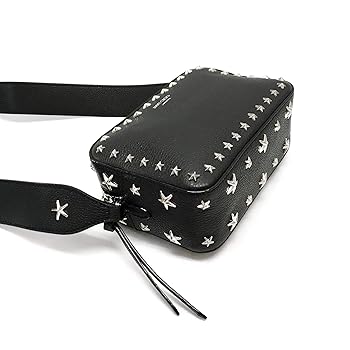 専用品JIMMY CHOO PEGASI BLACK CAMERA BAG Jimmy Choo - Pegasi Black Soft Grain Leather Camera Bag