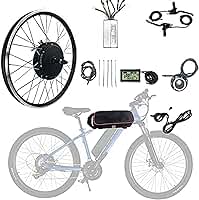 Kit De Cubo De Conversão De Motor De Roda Traseira 48V 1000W 20" 24" 26" 27,5" 28" 29" 700C Kit De Bicicleta Elétrica À Prova D'água De Acionamento Direto Conversão Assistida De Modo Duplo Elétric