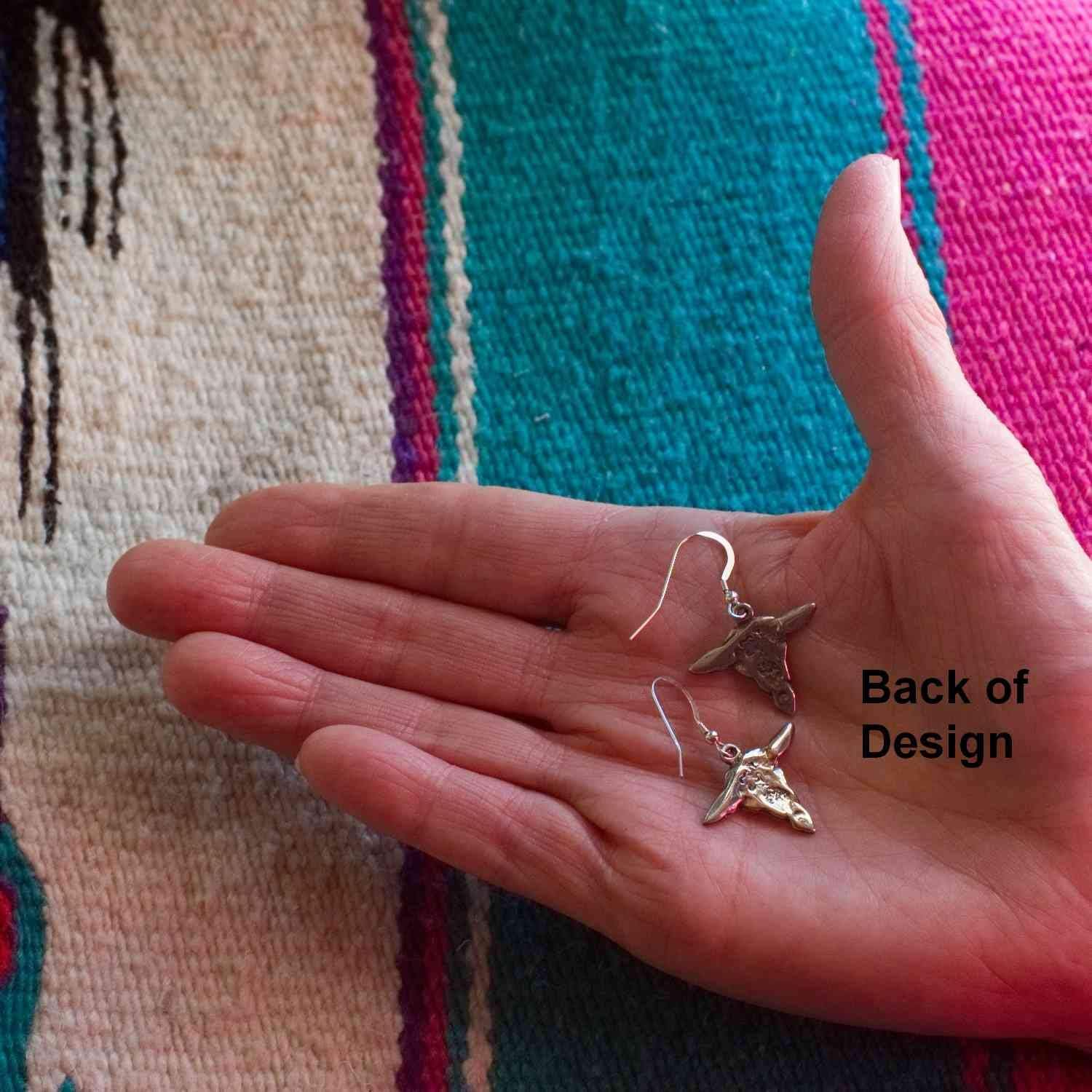 Sterling Silver Goat Earrings by The Magic Zoo