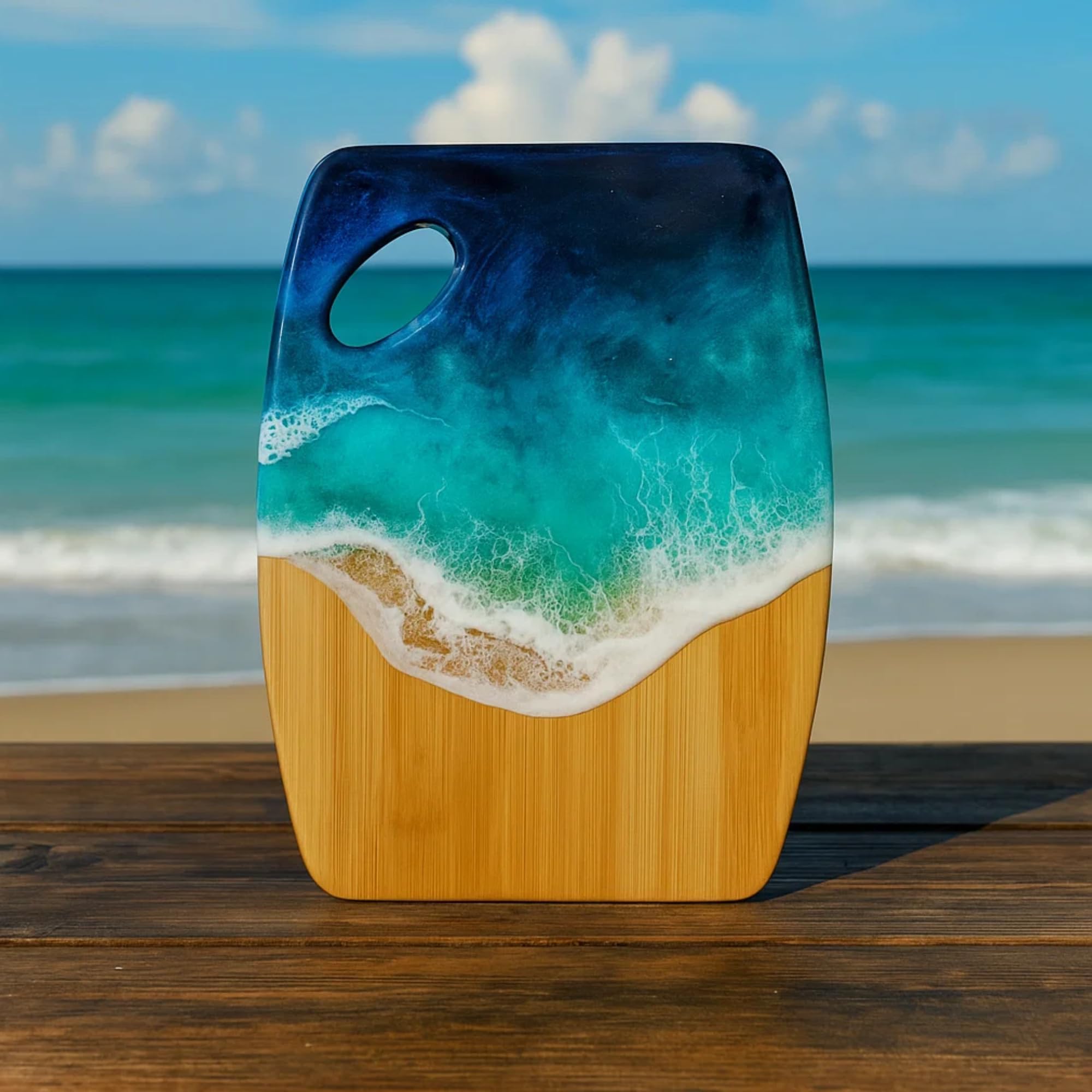 Tabla de cortar de bambú liso (paquete de 12) | para grabado personalizado | Tabla de bambú de alta calidad (borde redondo 38,1 x 27,9 x 0,6 cm)