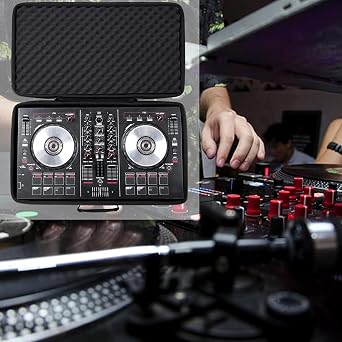 Pioneer DDJ-FLX4 DDJ-400 DDJ-SB2 DDJ-SB3 DDJ-REV1 or DDJ-RB 2 Channel DJ Controller Hard Storage Case 50*30*8cm