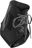 Mueller AFT3 Ankle Brace for Sprains, Strains & Arthritis - Adjustable Pain Relief Support, Lightweight for Sports, Black