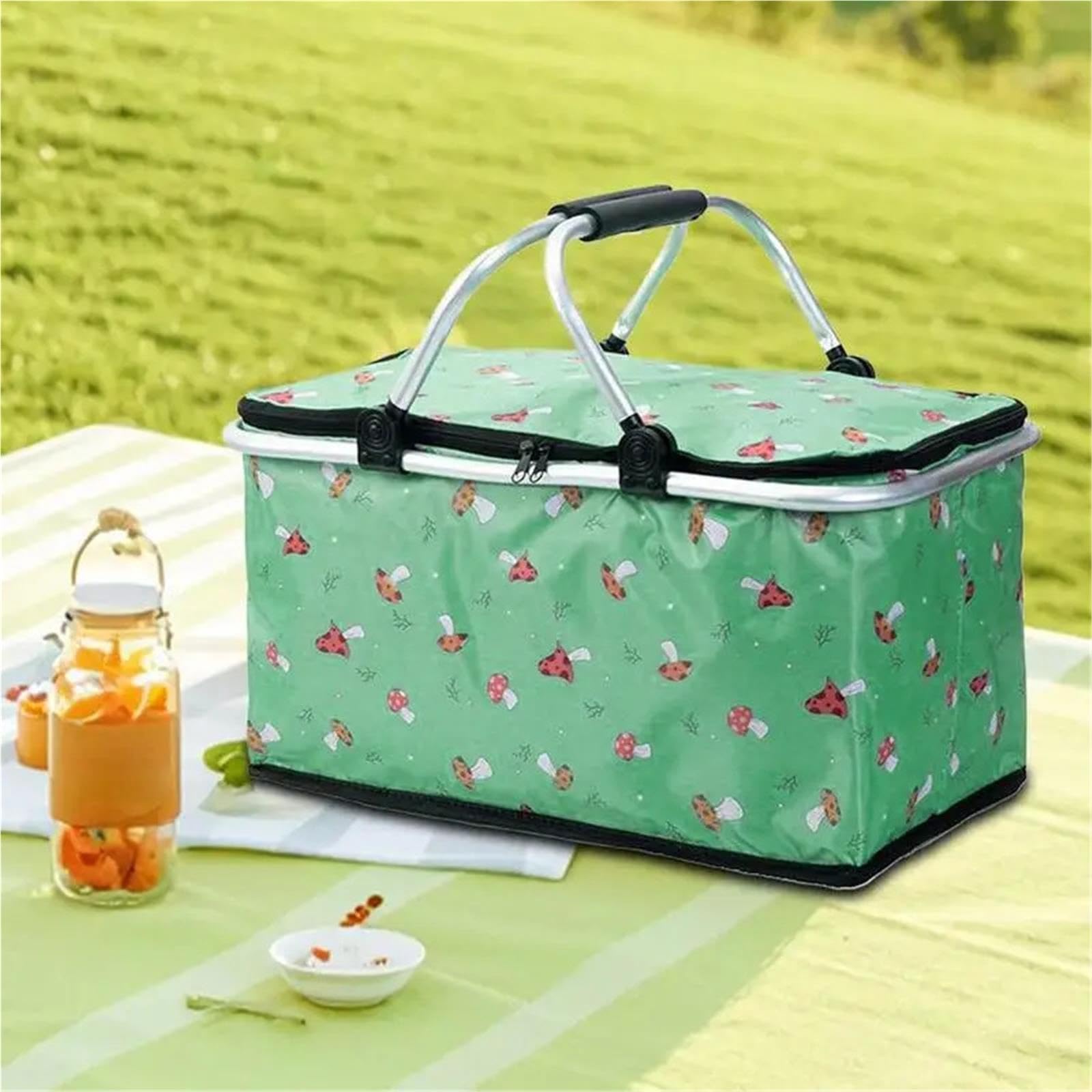 Cesta Picnic Cesta de Picnic con Tapa Cremallera
