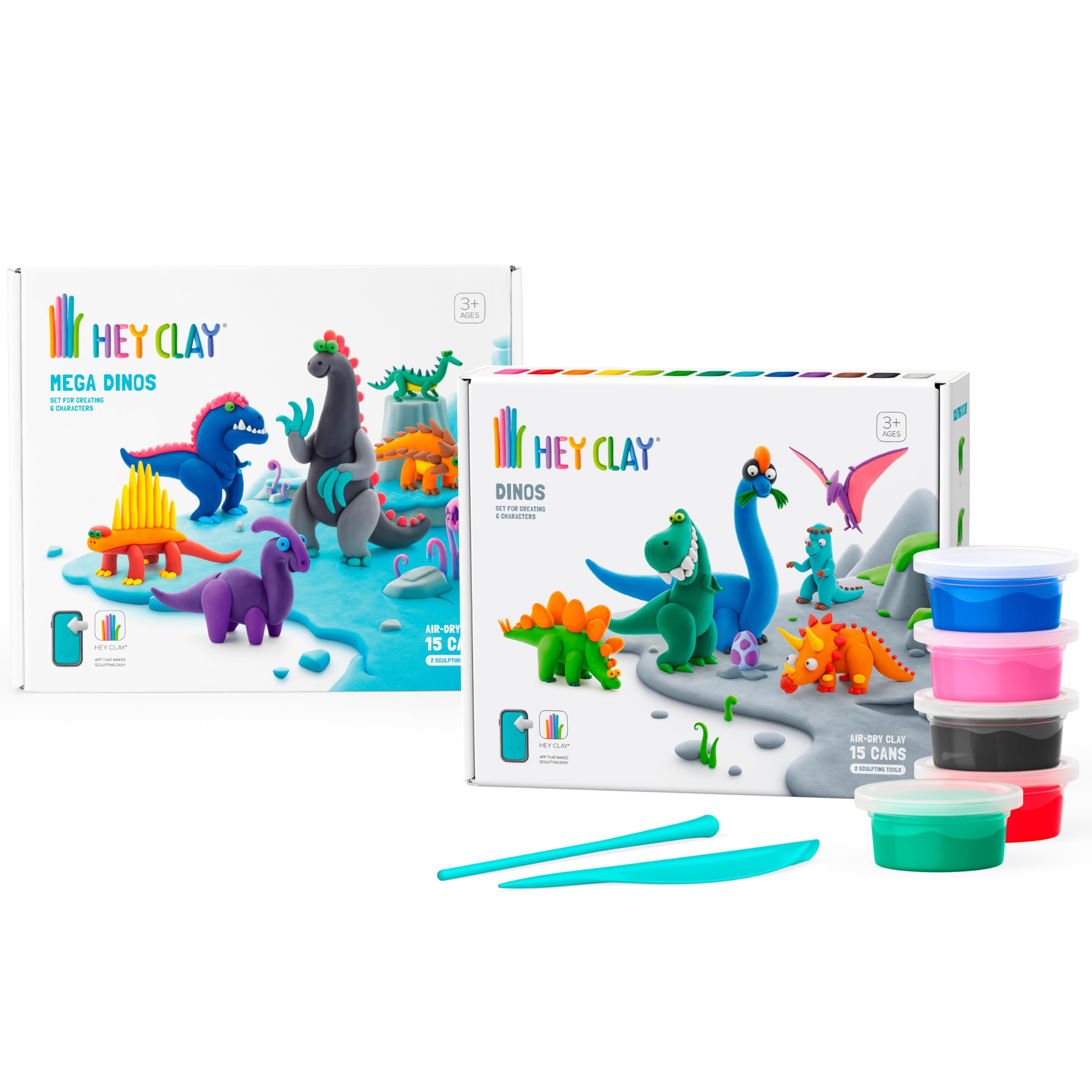 Fat Brain Toys Hey Clay Dino Land Bundle