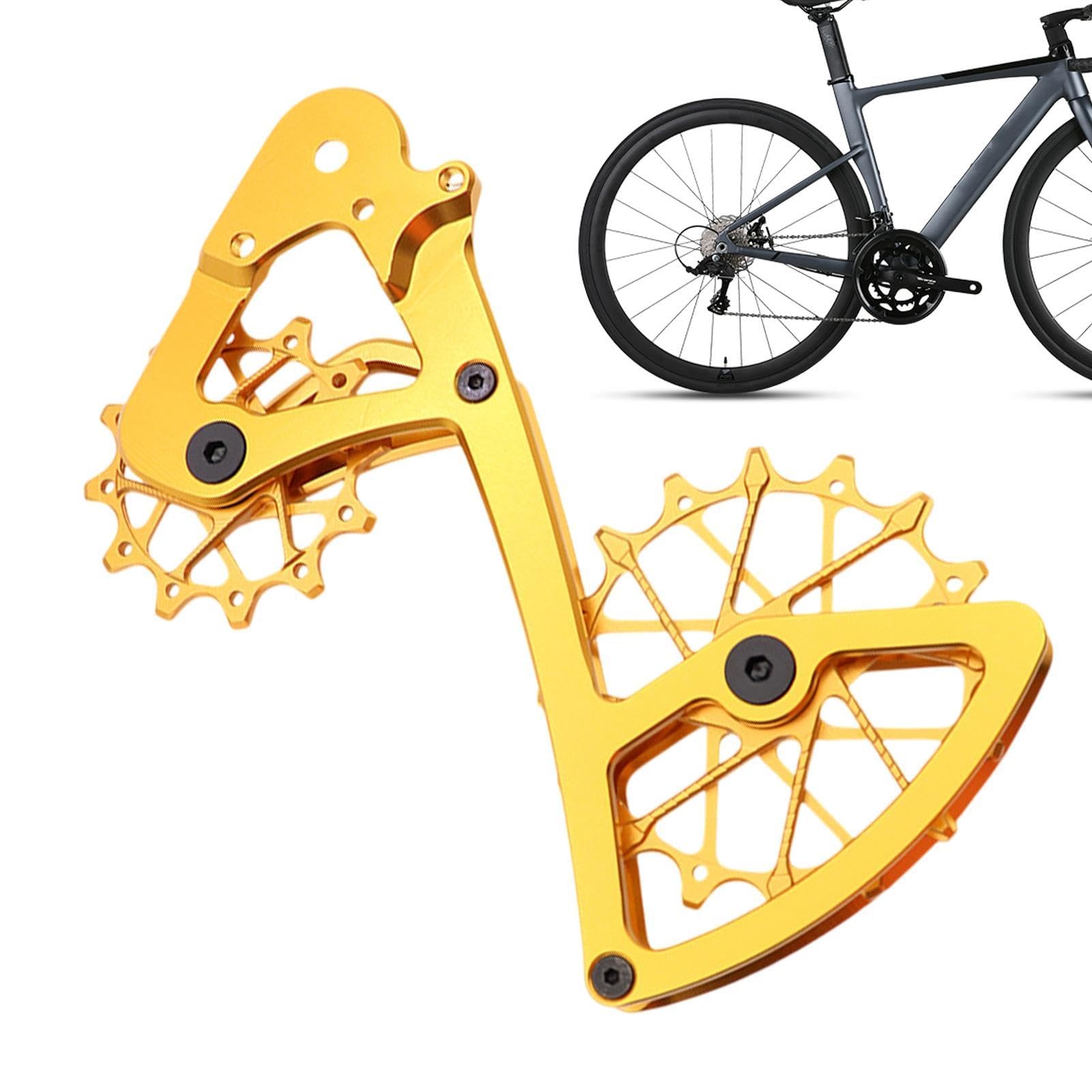 Deragliatore posteriore per ciclismo, sostituzione | Piastra guida per biciclette puleggia guida rullo leva del cambio per ciclismo 11 12 velocità ciclista bicicletta