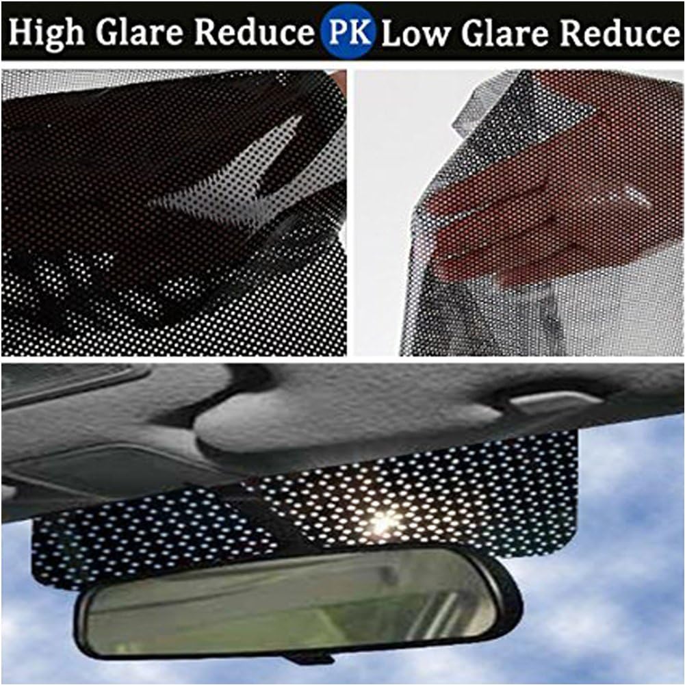 Car Window Shade Static Cling-on Sunshade to Block Sun Glare, Harmful Heat, UV Rays, Sun Glare Reducer Cling Window Shade Protect Driver Baby Child Or Pet's Eyes- Black Static Cling Film Design 1PC