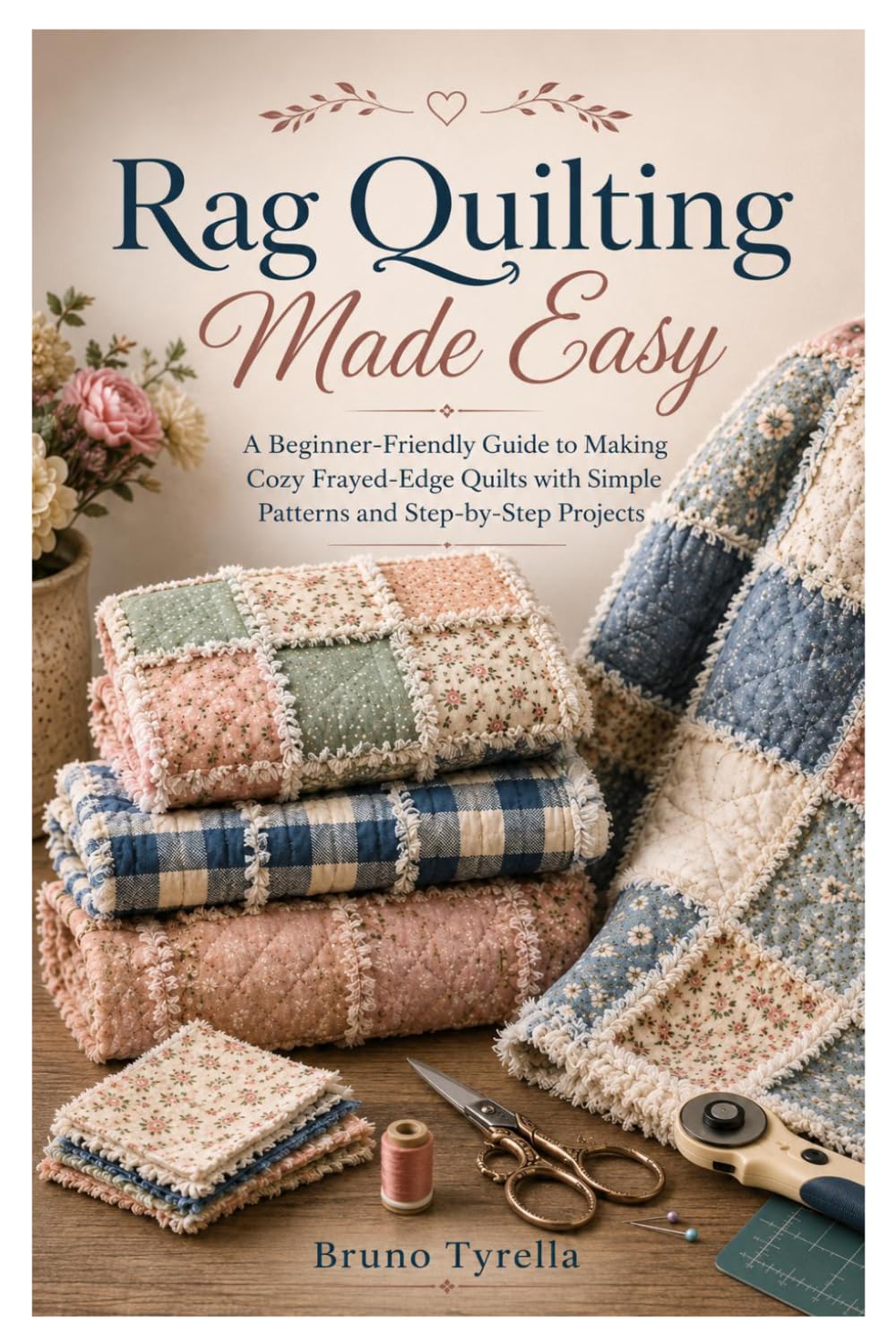 Rag Quilting Made Easy: A Beginner-Friendly Guide to Making Cozy Frayed-Edge Quilts with Simple Patterns and Step-by-Step Projects