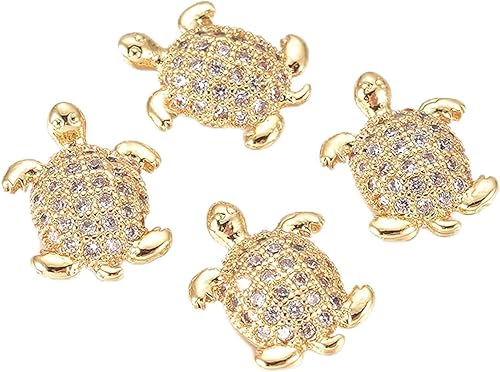 Fashewelry Cuentas espaciadoras de forma animal de metal tibetano