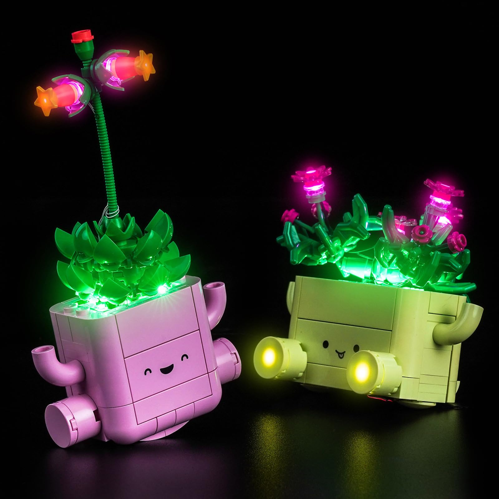 Update Version Led Light Set Compatible with Lego 11506 Rocking Plants (No Model), Decoration Lighting Set Compatible with Lego Rocking Plants Building Blocks
