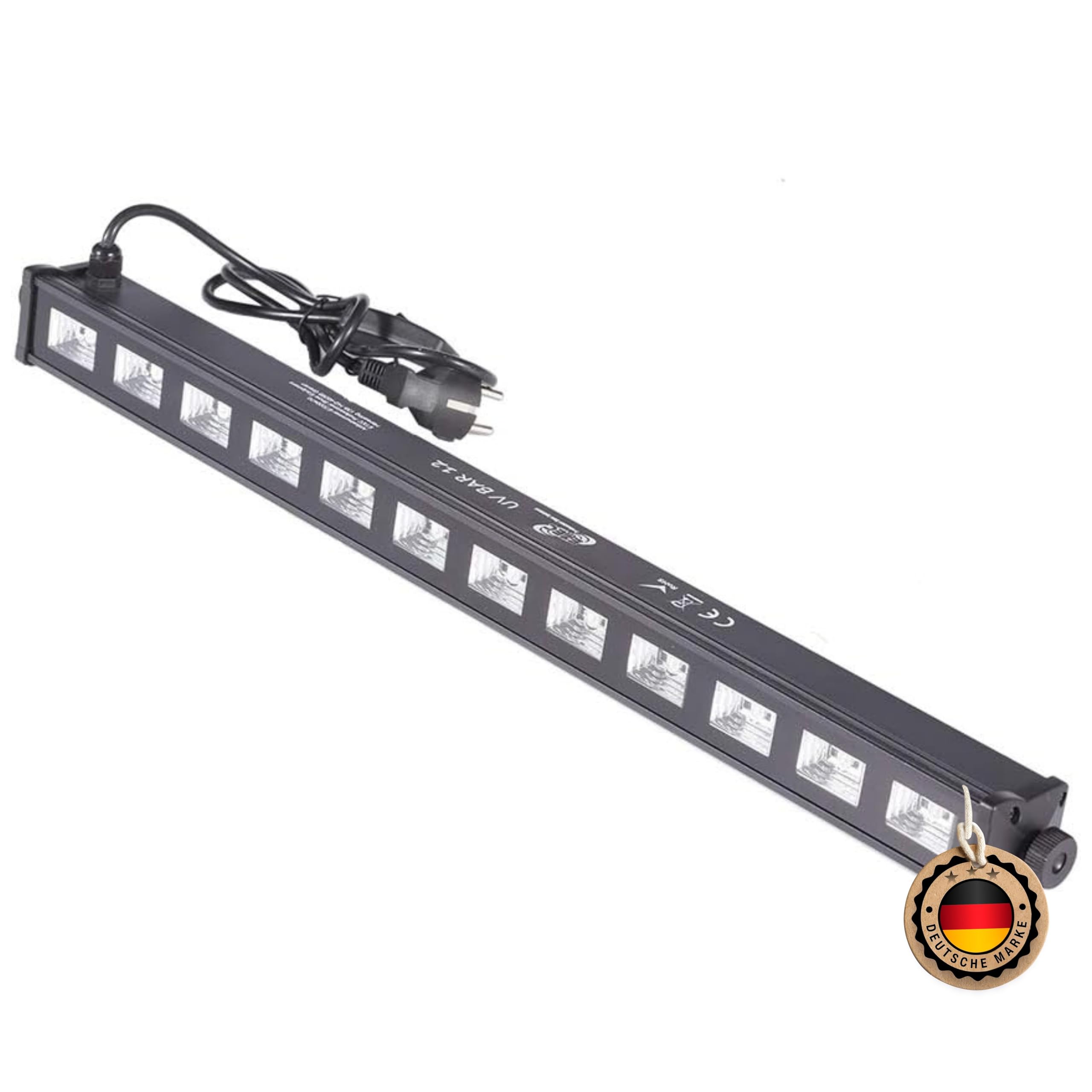 ETEC Professional LED UV BAR 12 Schwarzlicht Leiste 12x3W Deko Effekt Party DJ Club Disco Wall Washer Veranstaltung Bühnenbeleuchtung Licht