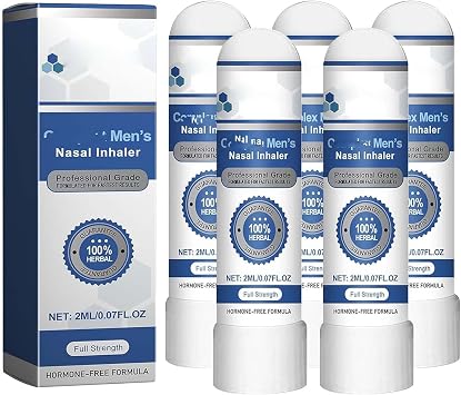 MenStick Men's Nasal Inhaler, MenStick Nasal Inhaler,Natural Na-sal in-Haler Stick,Restores Energy and Vitality, Natural Formula,Provides Everyday Comfort 5