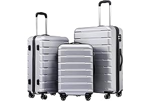 Away Travel Luggage with Charger Built In, Expandable 3 Piece Set