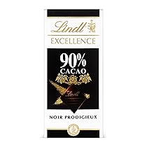 Lindt Excellence Tavoletta di Cioccolato Fondente 90% Cacao, Formato 100g