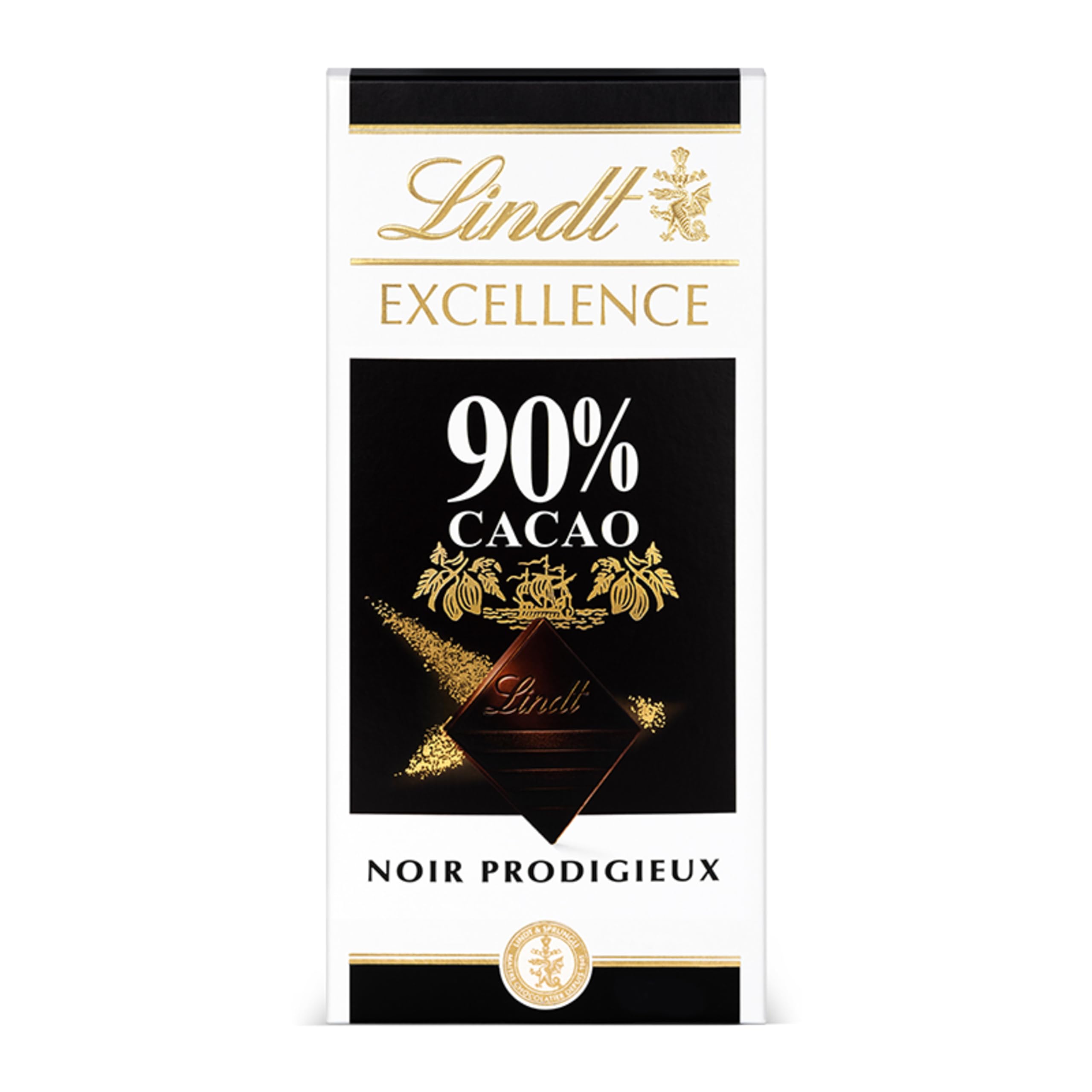 Lindt Excellence Dark 90% Cocoa, 100 Gram (361)