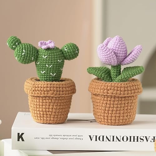 Miniatura 4 de Kit de ganchillo para principiantes, kit de inicio de ganchillo con tutoriales en video paso a paso, kits de aprendizaje para adultos y niños,