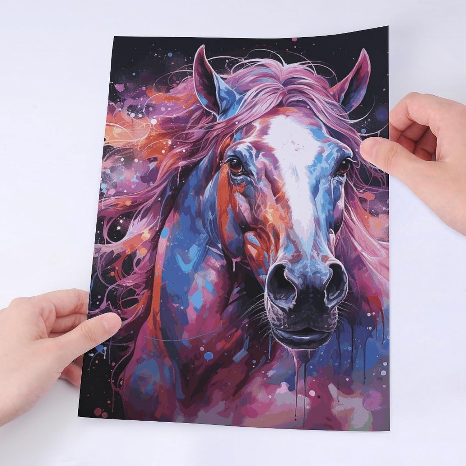 Cute Stickers Waterproof Funny Dreamy Horse Stickers for Water Bottles Laptop Decor