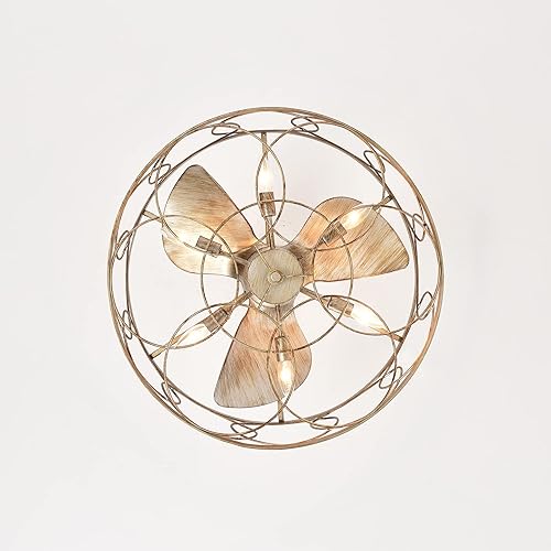 Miniatura 6 de Warehouse of Tiffany Aglae - Lámpara de araña de 25 pulgadas con acabado plateado antiguo, estilo moderno y contemporáneo con control remoto, grande