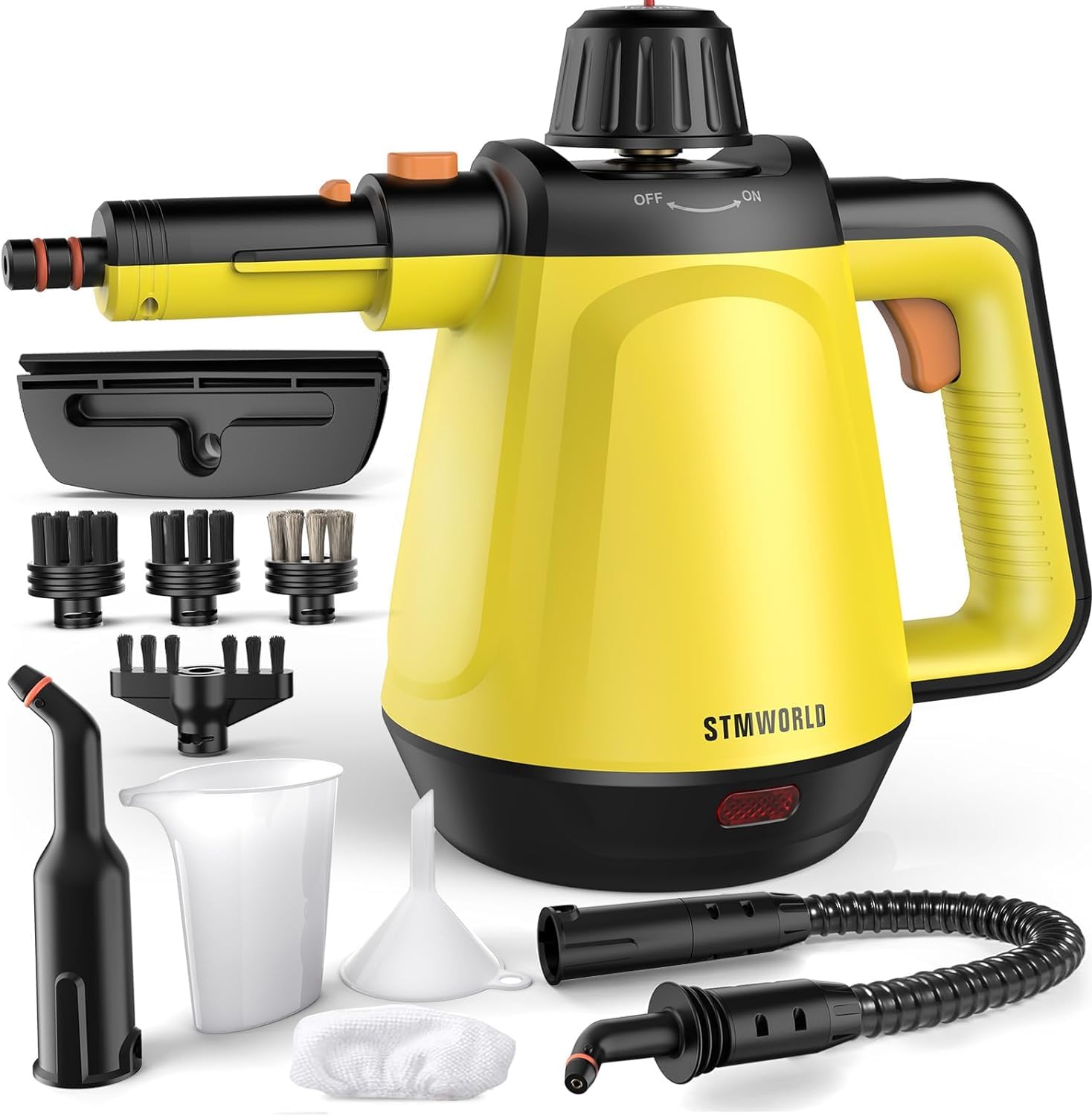 Steam Cleaner Deep Cleaning Steam Cleaner for Home 1200W Handheld Steam Cleaner with 10 Tools Natural Steamer for