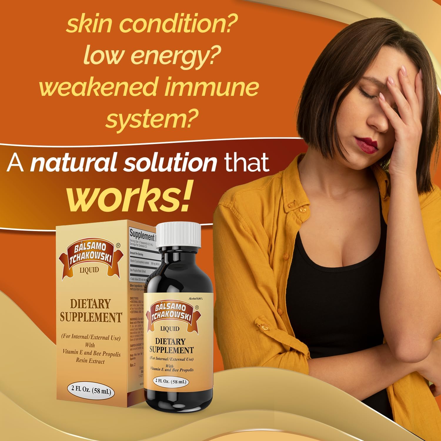Immune Support with Bee Propolis & Vitamin E | Soothes Dry Areas, Supports Topical Immune Defense, Softens Chapped Skin, Nourishes Face, Promotes Oral Comfort | 2 Fl Oz | 2-Pack