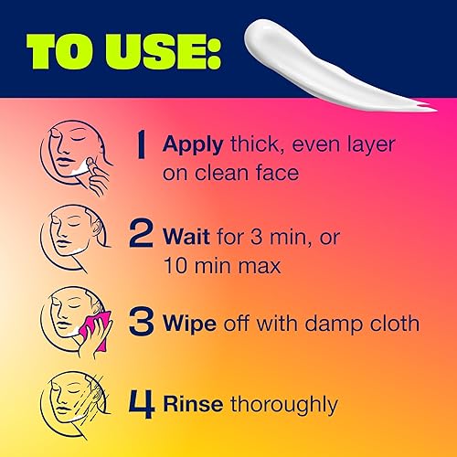 Miniatura 10 de Nair Prepara y suaviza la cara, depilación facial para mujer, crema de depilación sin tacto, con sandía hidratante y ácido hialurónico para el