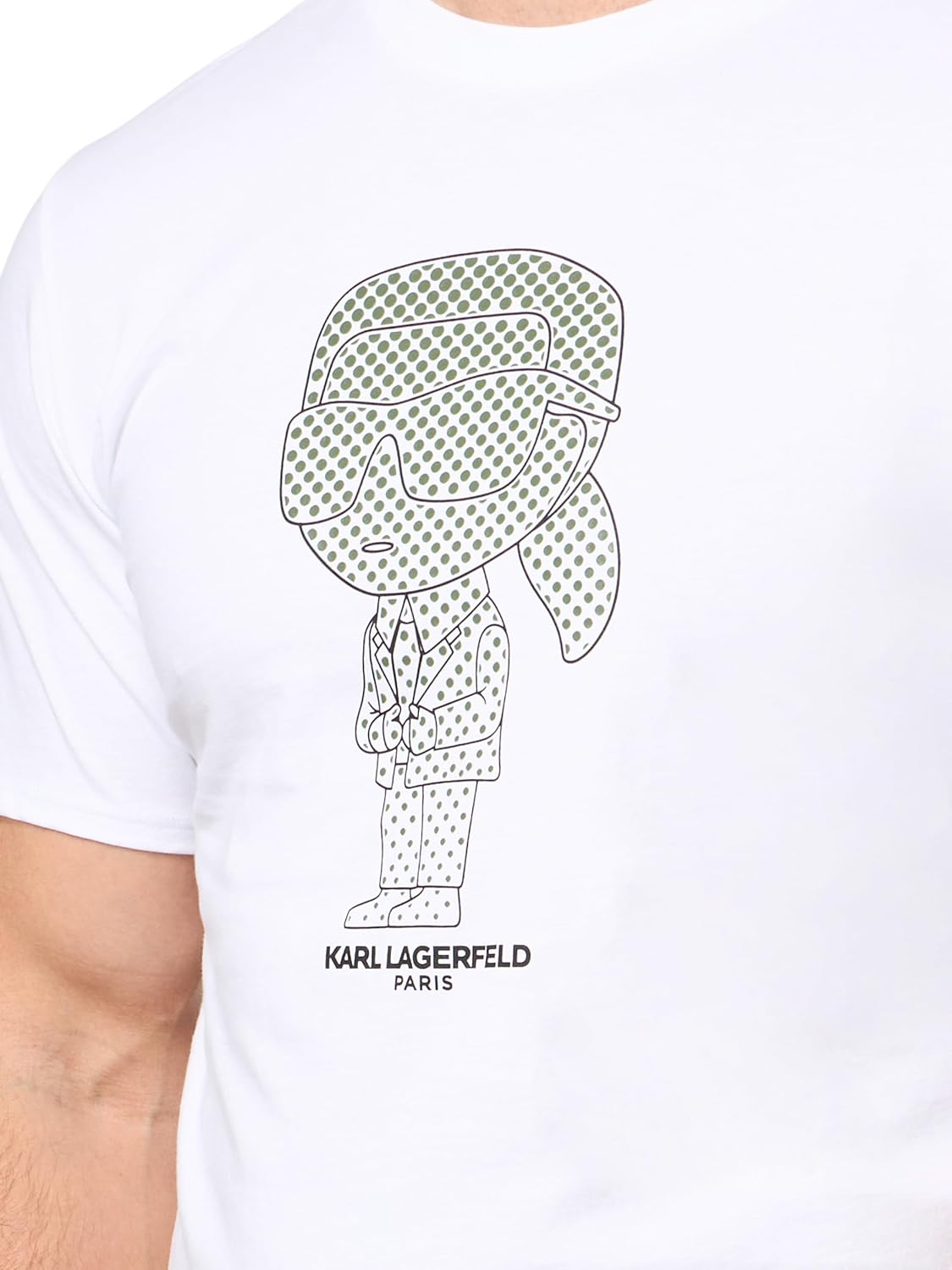 Karl Lagerfeld Mens Pullover Short Sleeve Character T-Shirt - Image 3