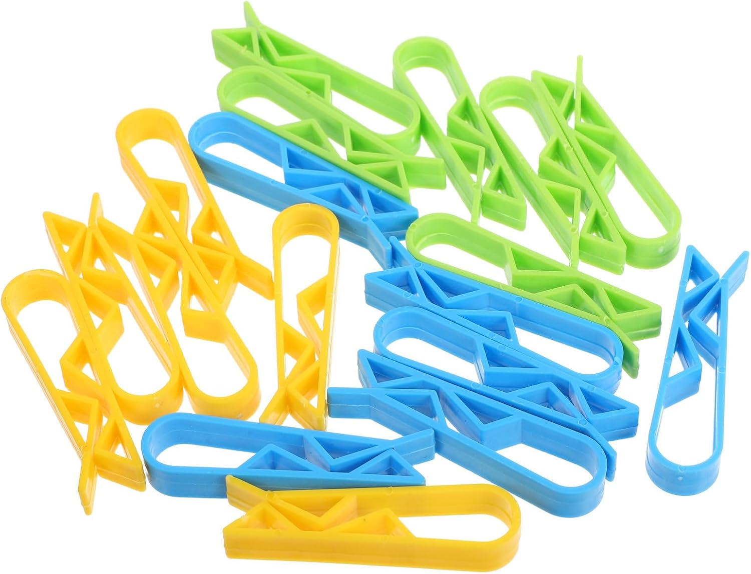 300pcs Trash Bin Bag Clips Plastic Anti Slip Secure Grip