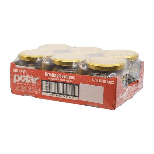 Miniatura 7 de MW Polar Naturally Alder - Sardinas ahumadas de madera de aliso en aceite de oliva, tarro de 6.5 onzas (paquete de 6)  Apto para Kosher, capturadas