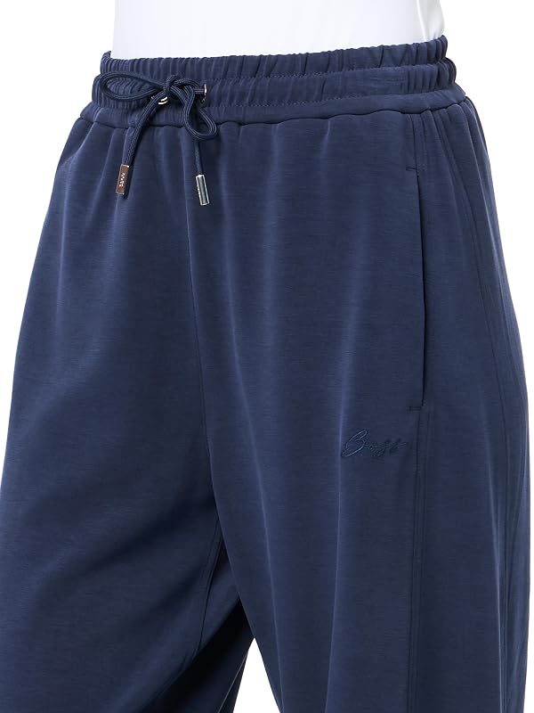 BOSS, Elijah Barrel Shape Jersey Pants, Clean Navy, L by BOSS - Used condition - Image 3