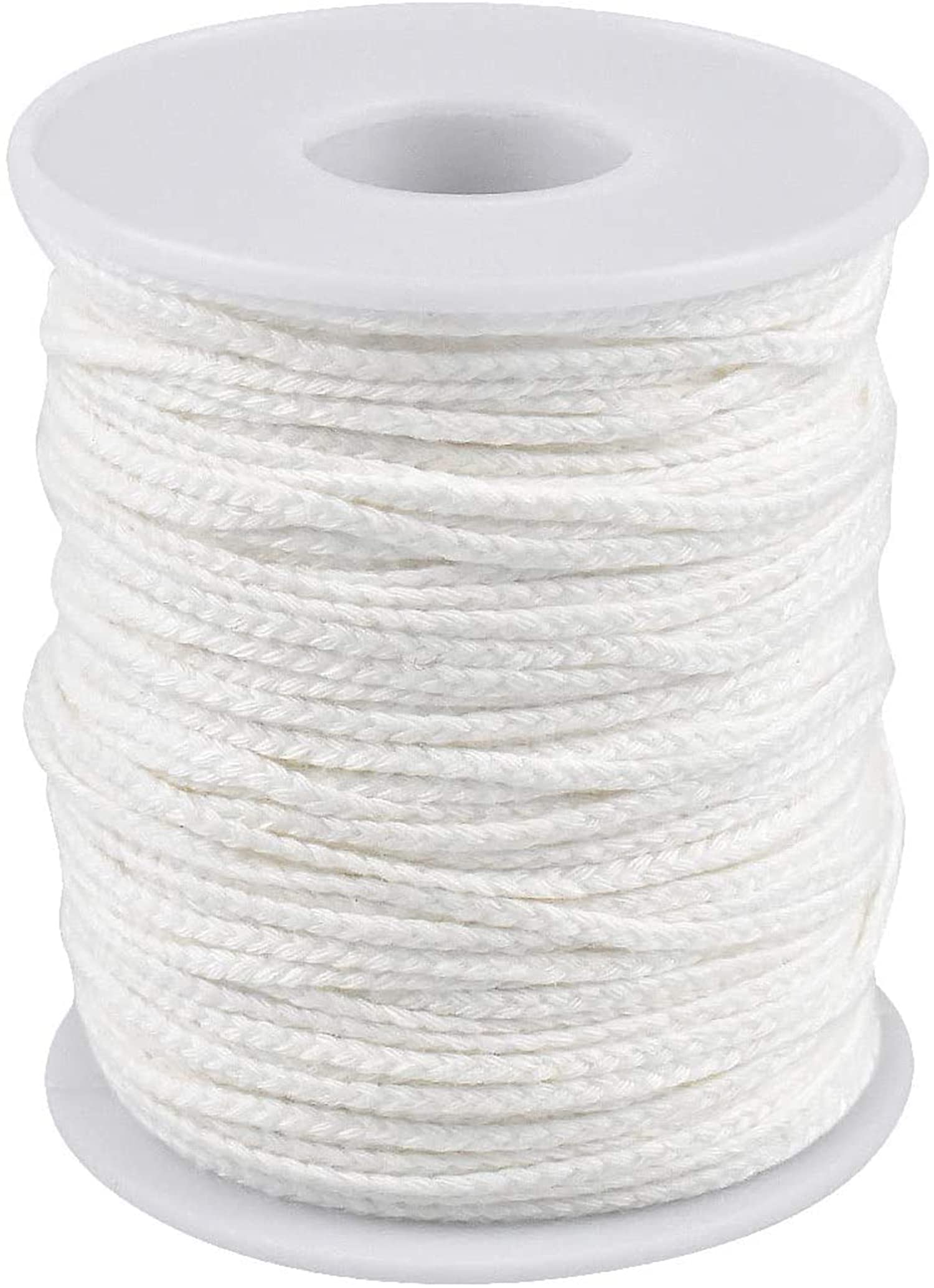 Candle Wick, 24 Ply Braided Cotton Candle Wicks Natural Material Handmade Candle Supplies for Candle Making DIY, pack of 2