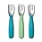 NUK Kiddy Cutlery Forks, Durable Stainless Steel, BPA & Latex-Free, 18+ Months, Pack of 3