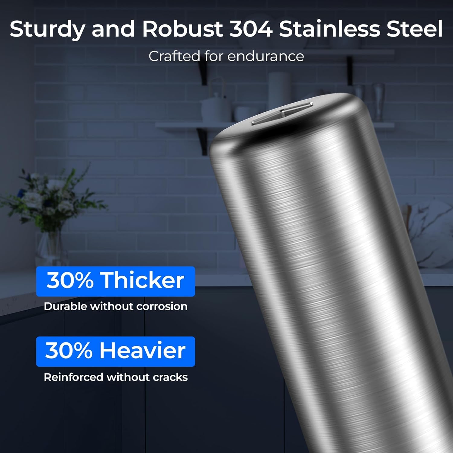 Waterdrop TSU + AP13 Under Sink Water Filter and Refrigerator Water Filter 2-in-1 3-Stage Tankless Undersink Water Filtration with Faucet, Smart Panel Buddle