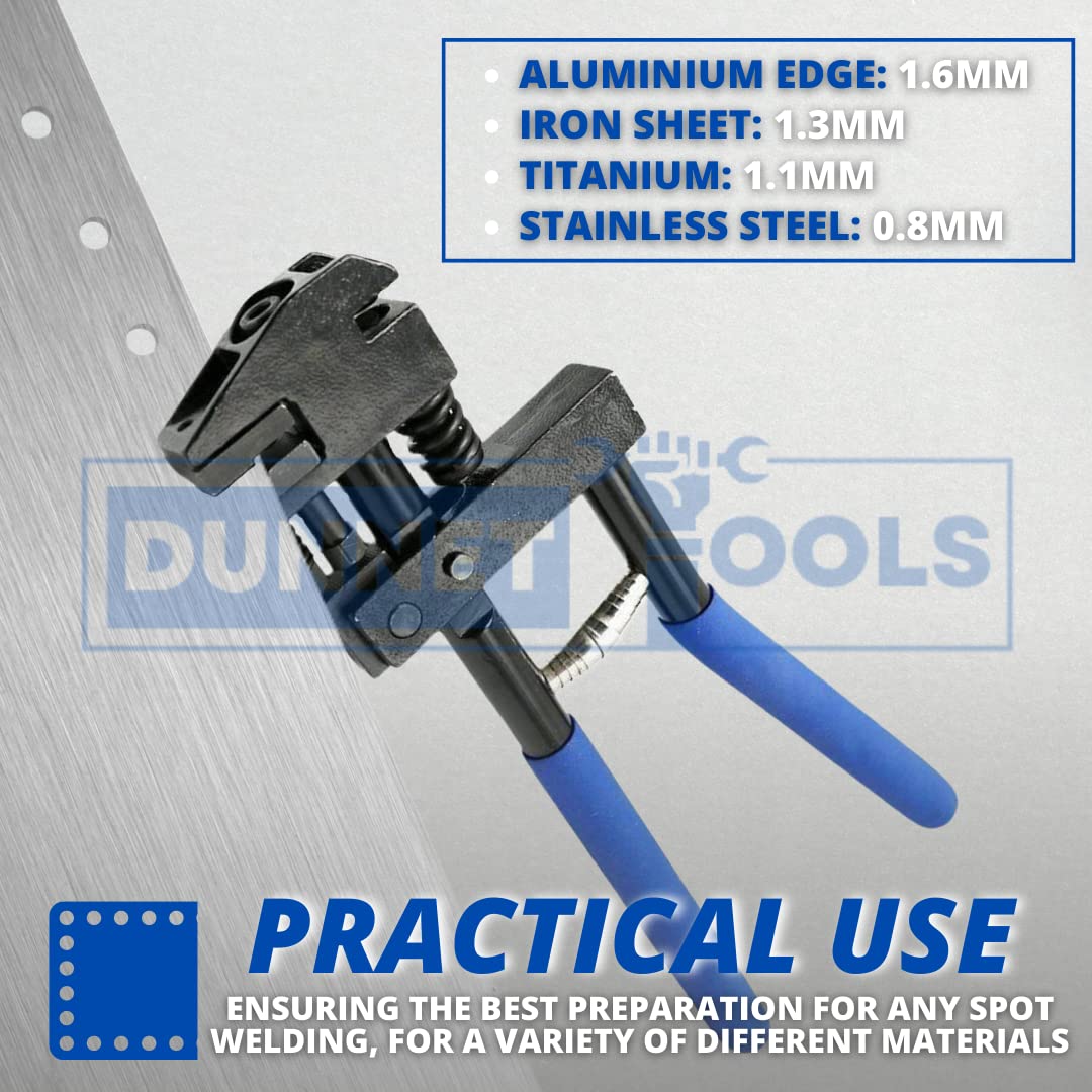 Heavy Duty Hole Punch & Flanging Tool – Punches 5mm Holes In Sheet Metal, Stainless, Aluminum-598930