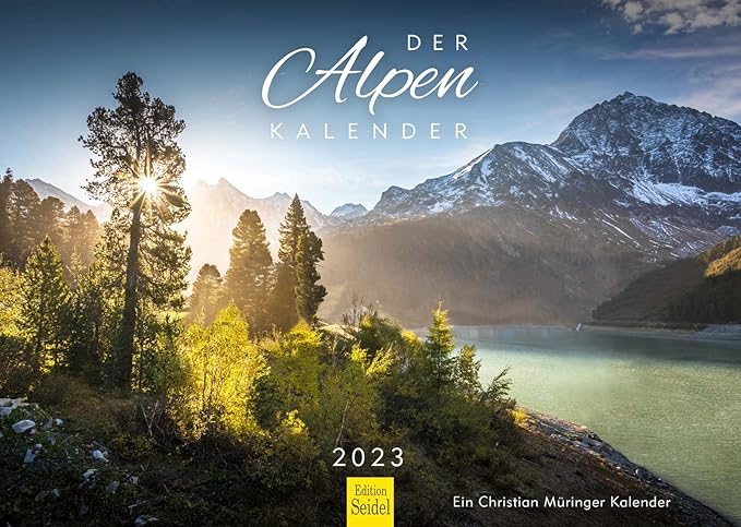 Edition Seidel Premium Kalender Alpen 2026 Formaat DIN A3 Wandkalender Europa Natuur Bergen Duitsland Oostenrijk Italie Frankrijk 2724021005