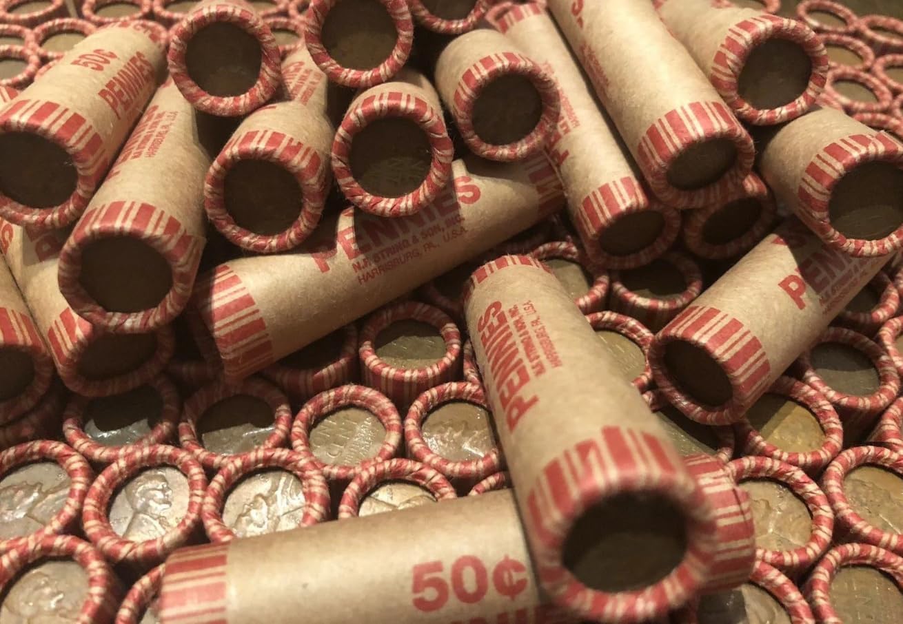 1 50-Coin Roll 100% UNCHECKED Wheat Pennies, 1909-1958