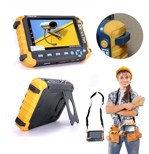 Miniatura 4 de AHD CCTV Monitor Cámara Probador IV8W 5 pulgadas 4-en-1 8MP AHD TVI 8MP CVI CVBS 1080P Coaxial HD Testerr Soporte RS485 PTZ Controlador/UTP Cable