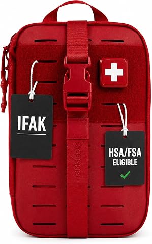 MY MEDIC MyFAK Standard IFAK First Aid Kit & Medic Kit - HSA FSA Items - Built i