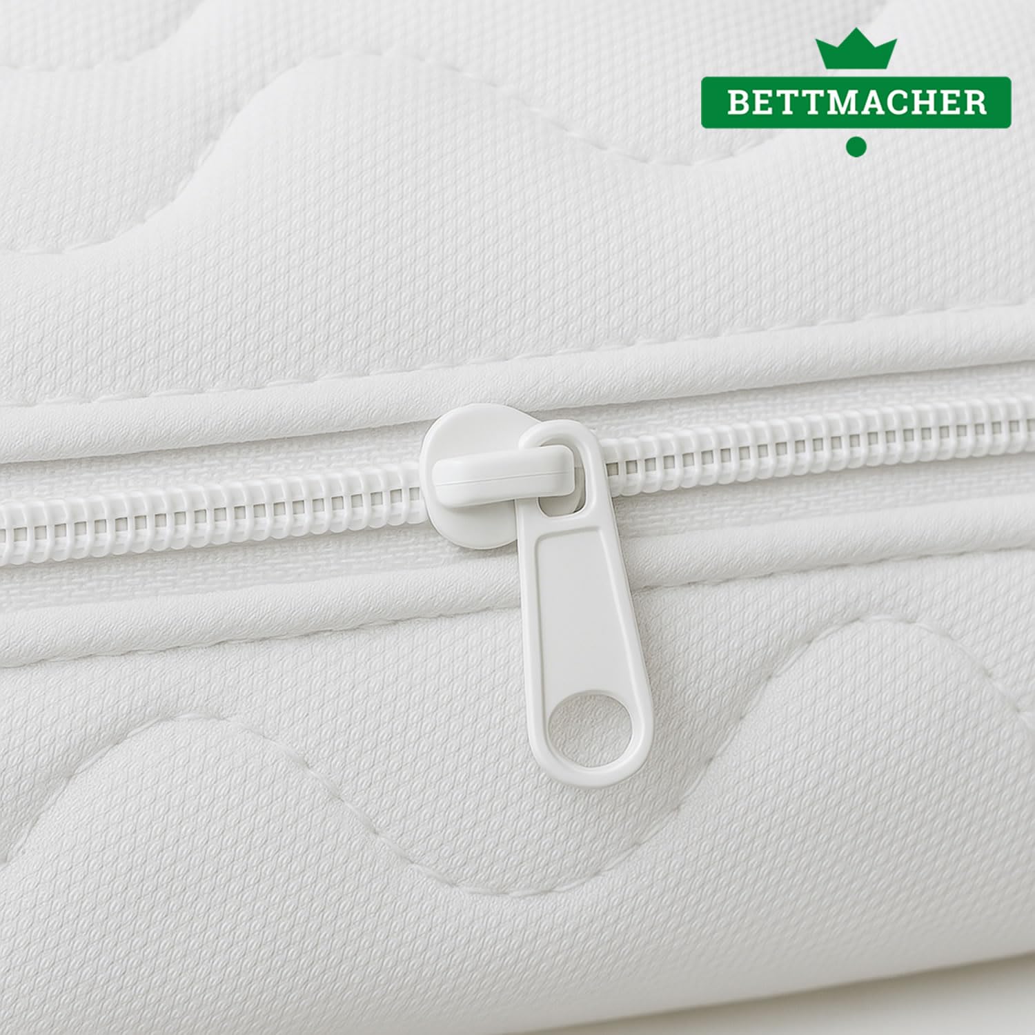 Topperbezug 200x200cm 5-7 cm Kernhöhe waschbar 60°C OEKOTex Reißverschluss Mikrofaser
