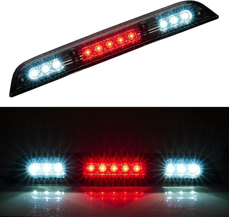 Lanterna de freio central LED Cxdar para Ford F150 2015–2020 e F250/F350/F450/F550 Super Duty 2017–2020 – 1 unidade