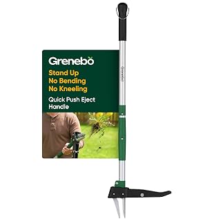 Stand Up Weed Puller Tool, Claw Garden Weed Removal Tool with Eject Mechanism, Heavy-Duty Manual Weeder, Root Weed Remover Tool for Dandelion, Crabgrass & Weeds, Without Bending, or Kneeling - Amazon product rated Grade A